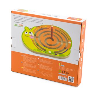 Magnetic bead trace - snail
